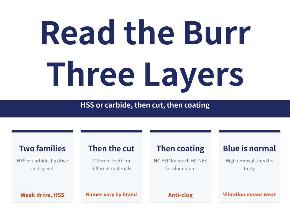 Reading a Carbide Burr reading-guide hero image. Title: